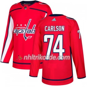 Washington Capitals Trikot John Carlson 74 Adidas 2017-2018 Rot Authentic - Herren